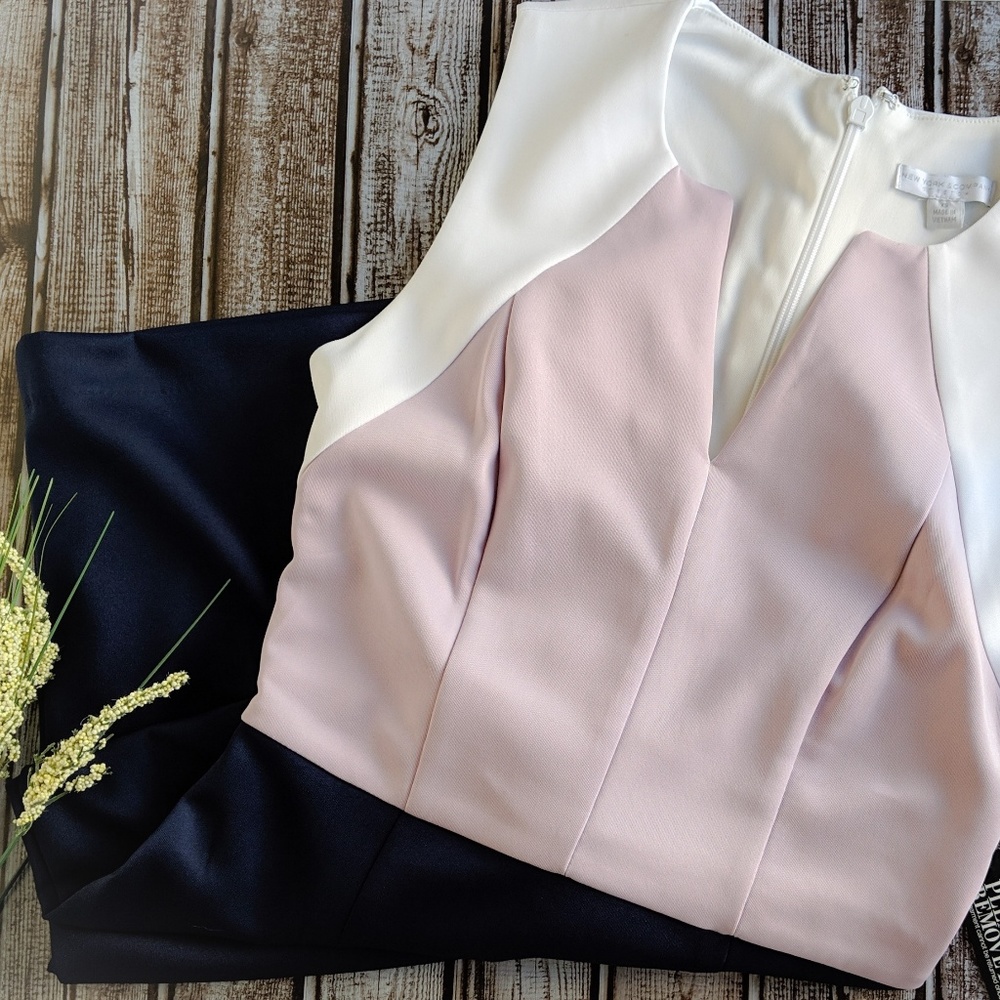 BRAND NEW NyCo Knee Length Color Block Dress